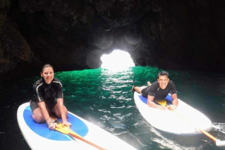 Algarve: Stand Up Paddle Tour w/ Snorkeling to Ingrina Caves - Paddleboarding Lesson and Safety Briefing