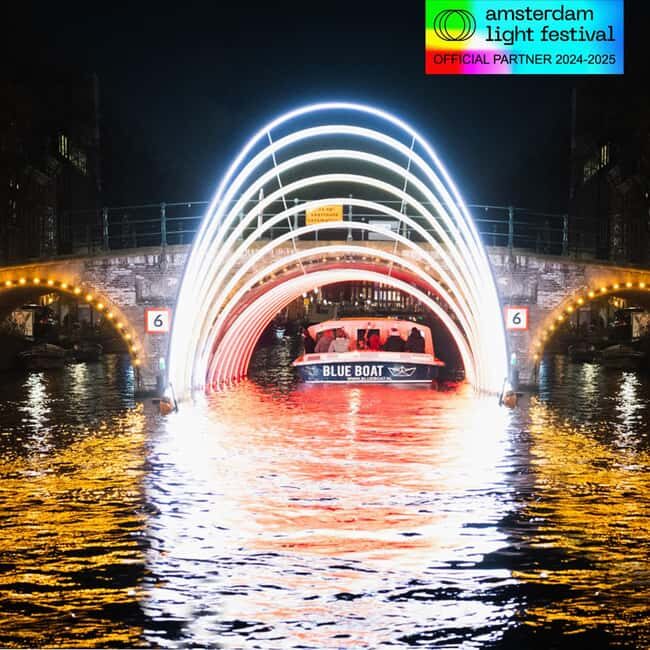 Amsterdam: Light Festival Cruise with Optional Wine & Snacks - Detailed Breakdown of the Itinerary