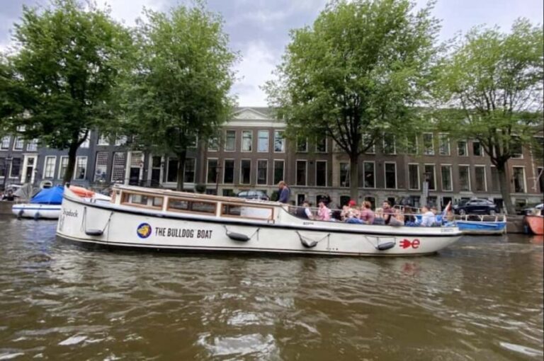 Amsterdam: The Bulldog Boat With 2 Drinks (420 Friendly) - Exploring the Itinerary and Route