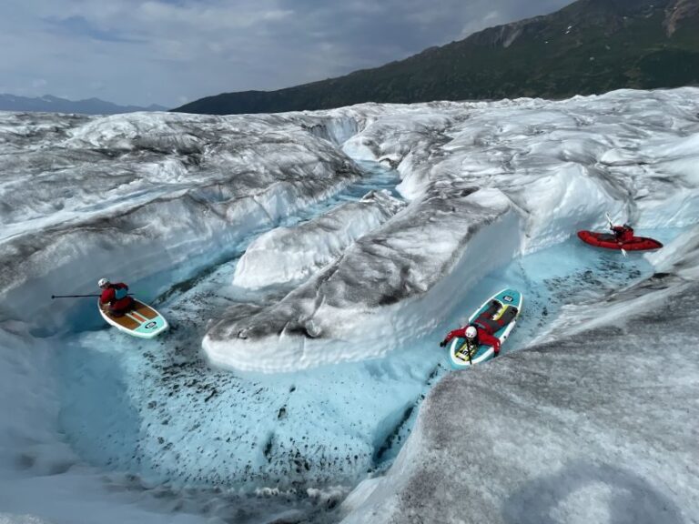 Anchorage: Knik Glacier Helicopter and Paddleboarding Tour - The Experience in Detail