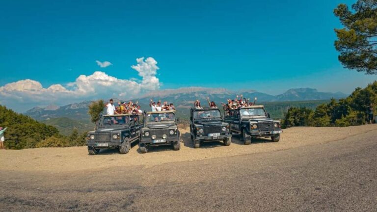 Antalya Outdoor Adventure: Rafting, Jeep & Quad w/Lunch - Monster Scorpion Jeep Safari