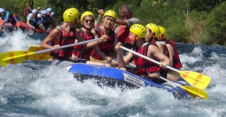 Antalya: Rafting at Köprülü Canyon + Lunch - The Itinerary in Detail