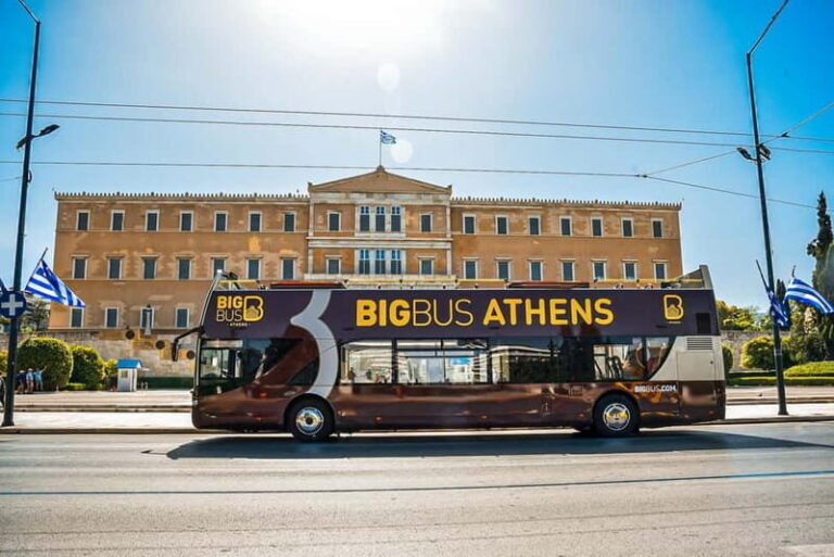 Athens: Big Bus Hop-on, Hop-off Tour by Open-Top Bus - How the Itinerary Works
