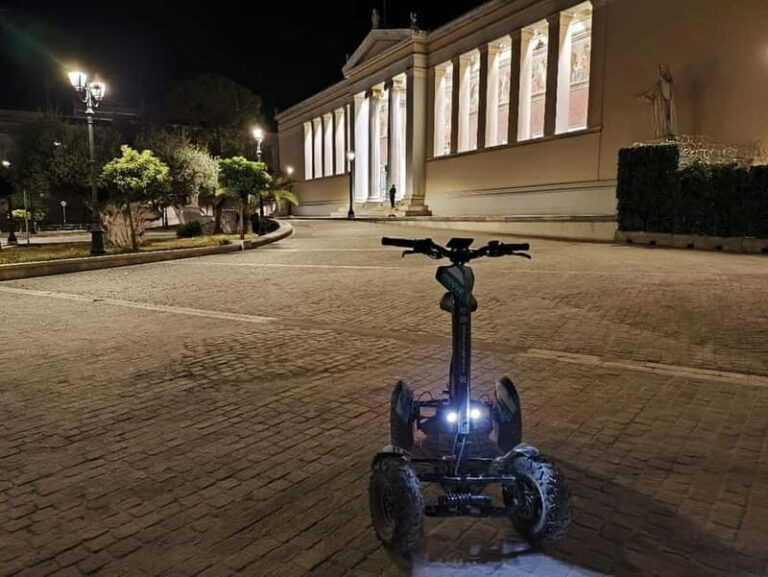 Athens by Night Electric ATV Scooter Tour - Detailed Breakdown of the Itinerary