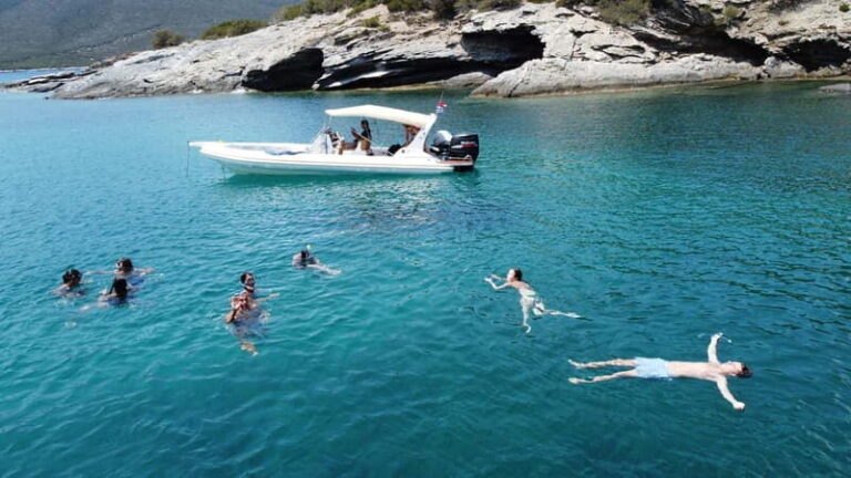 Athens: Private Daily Cruise & Snorkeling Petalioi Marmari - Cruise from Attica to Marathon