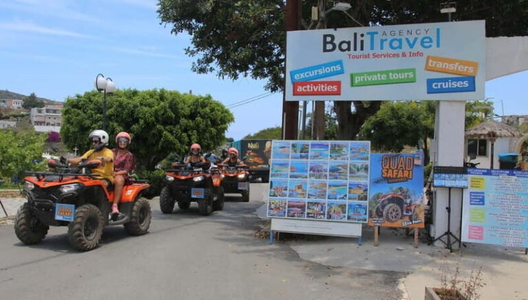 Bali & Panormo Rethymno:Quad Safari & visit Cave 57km 4hours - The Itinerary in Detail