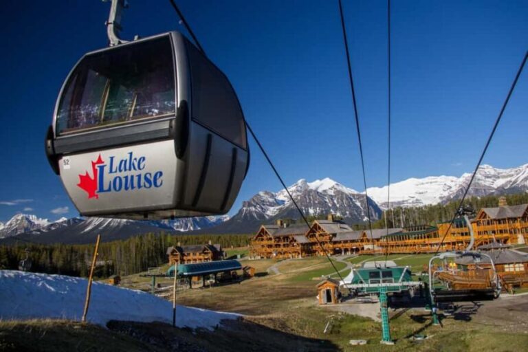 Banff Lake louise Ski Gondola Ride and three Lake Day tour - What’s Included and What’s Not