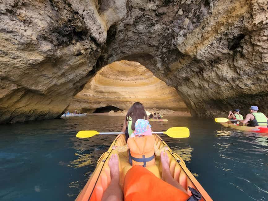 Benagil: Kayak Tour to Benagil Caves  Small Group - The Itinerary Breakdown: What You Can Expect