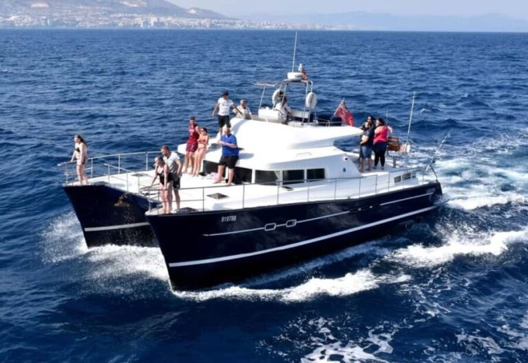 Benalmádena: Private Catamaran Charter for up to 12 People - The Itinerary in Detail
