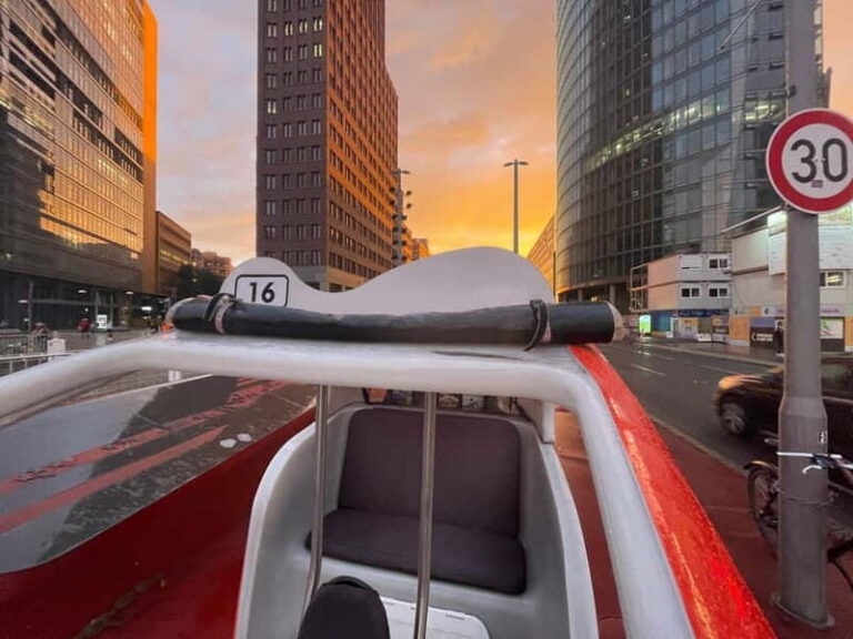 Berlin: Private Sightseeing Tour in an E-Rickshaw - The Itinerary: What You Can Expect