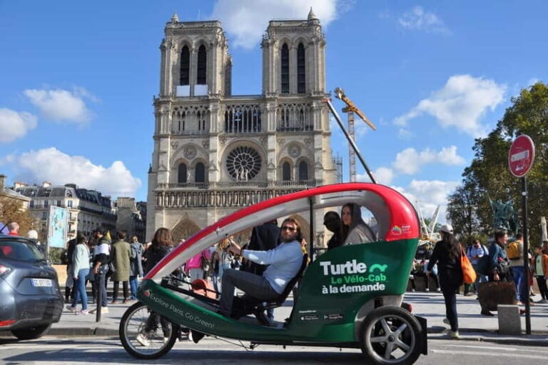 Best of Paris Private Rickshaw bike Tour with Audio Guide - Why This Tour is a Great Choice