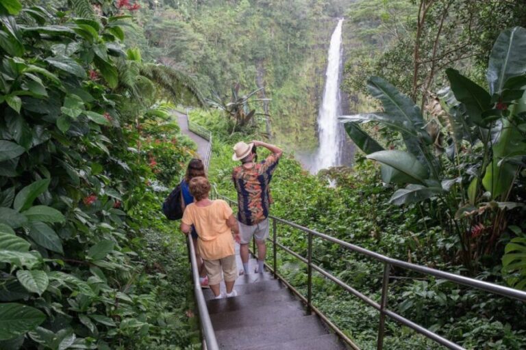Big Island: Waterfall Tour with Swimming & Botanical Garden - Scenic Drive on Saddle Road