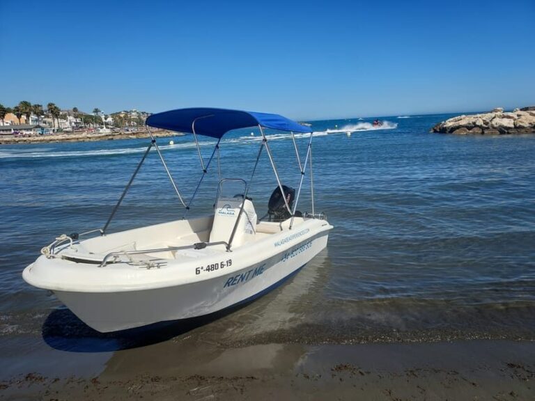 Boat rental without a license in Malaga city for 1-6 people. - What the Reviews Say