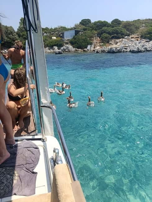 Bodrum boat trip starting from Gümbet beach - The Itinerary in Detail