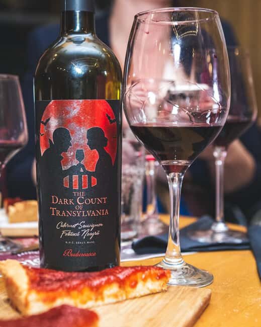 Bucharest: Dracula's Food & Wine Tasting Experience - Wine & Spirits Tasting