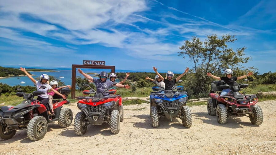 Cape Kamenjak Quad Safari 2.5h Cliff Jump & Safari Bar - Highlights of the Off-Road Trail