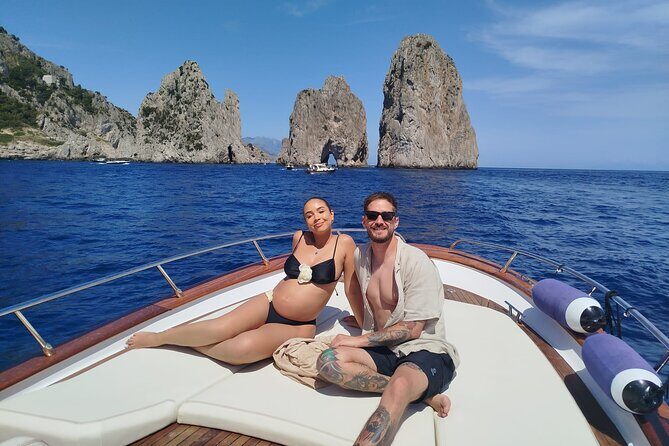 Capri Full Day SemiPrivate Boat Tour and City Visit from Positano - The Onboard Experience and Food