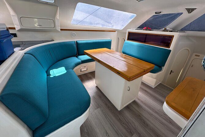 Catamaran to Isla Mujeres  Kids Go Free! (Only Pay Dock Fee) - Approaching Playa Norte