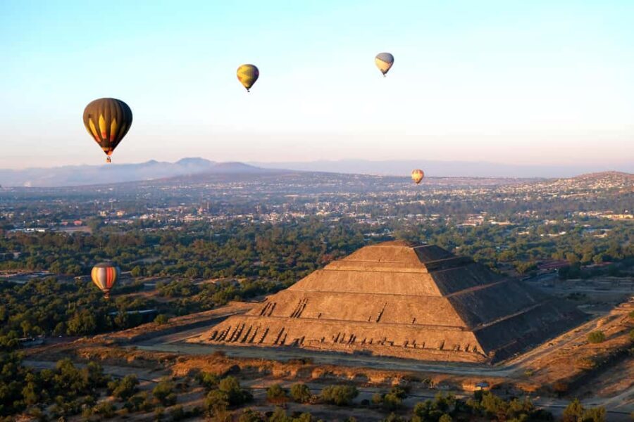 CDMX: balloon ride over Teotihuacan with transportation included - The Itinerary in Detail