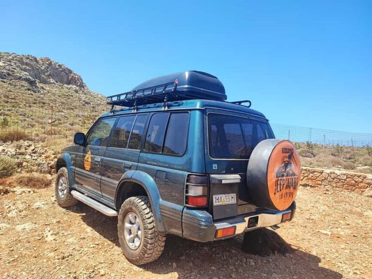Chania: Balos 4x4 Jeep Safari Tour from Kissamos+Fruit Salad - Exploring the Rugged Terrain