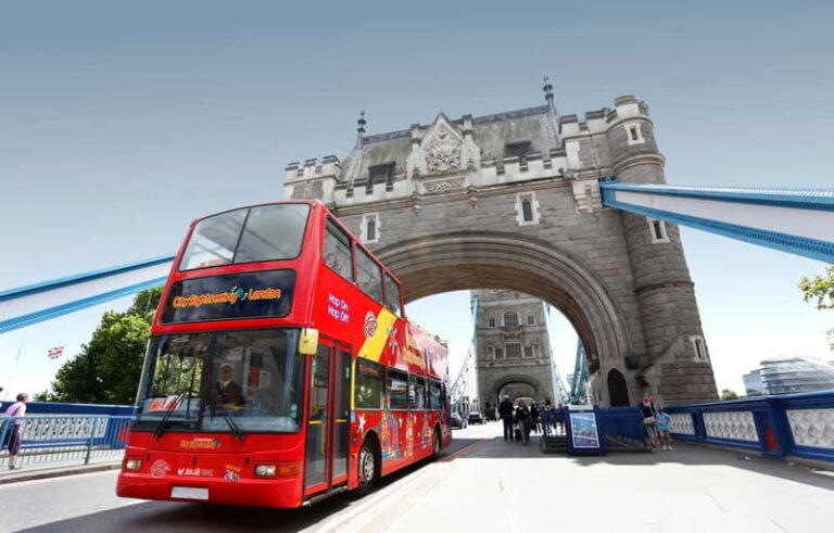 City Sightseeing London Hop-On Hop-Off Bus & Bookable Extras - The Ride Quality and Punctuality