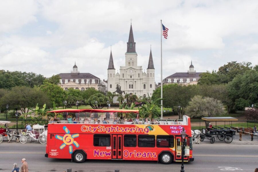 City Sightseeing New Orleans HOHO Bus Tour & Bookable Extras - Notable Stops and What to Expect