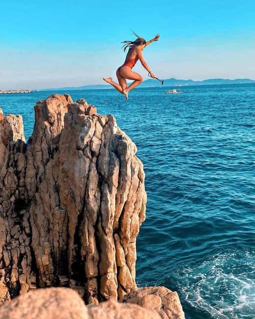Cliff Diving & Coasteering near Barcelona + Transport - Exploring Hidden Coves and Sea Caves