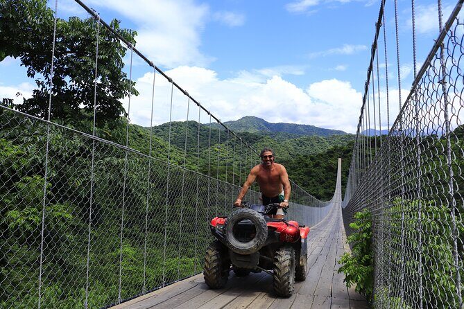 Combo ATV Jorullo Bridge + zip lines + mule ride - What’s Included & What’s Not