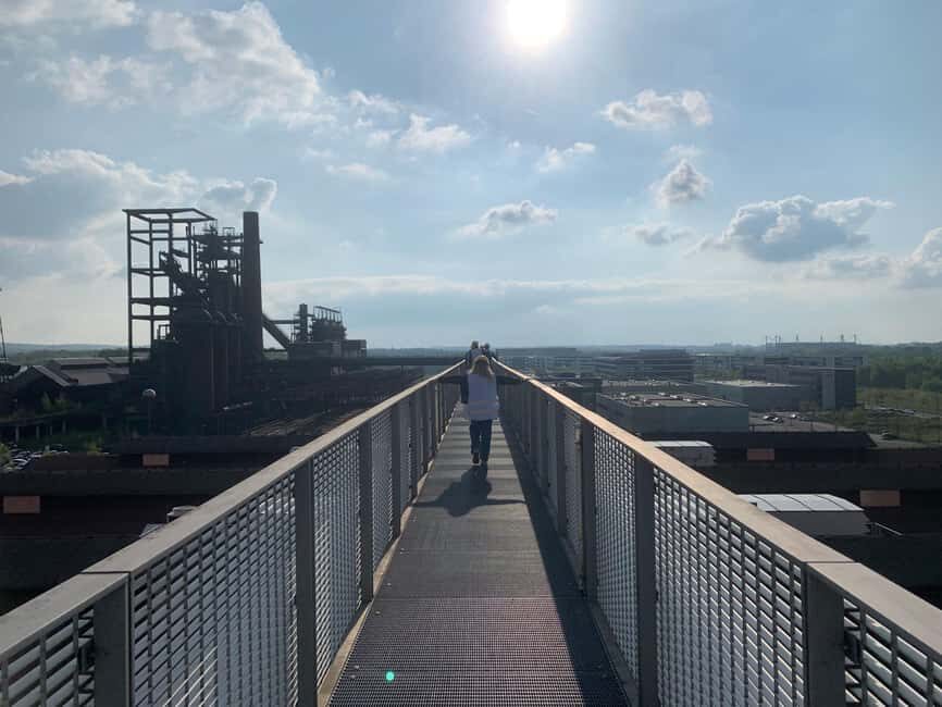 Dortmund: Skywalk and blast furnace backdrop - Climb to the Skywalk — 99 Steps to a View