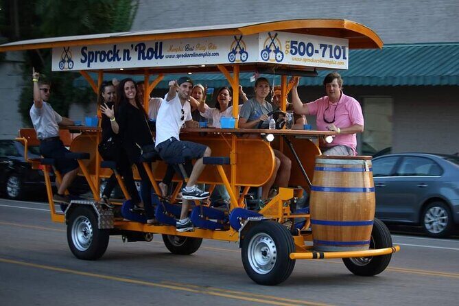 Downtown Memphis Pedal Party Ride and Axe Throwing Experience - Detailed Breakdown of the Itinerary