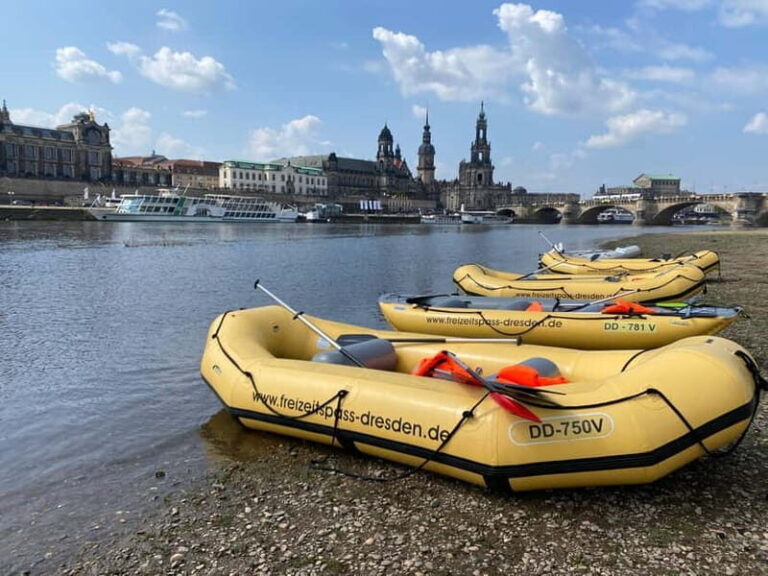 Dresden: Boat tour - in a rubber dinghy from Pillnitz to Dresden - What’s Included and What’s Not