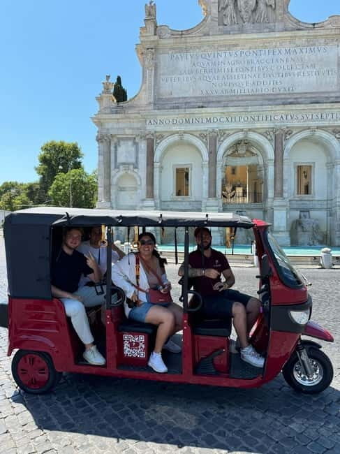 E-Tuk Tour: Express Highlights of Rome - The Comfort and Practical Details