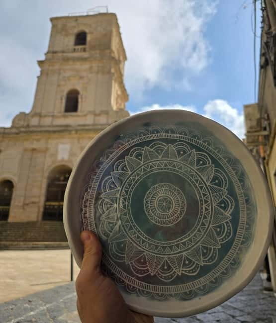 Enna: Paint your own Sicilian ceramic plate - The Actual Workshop Experience