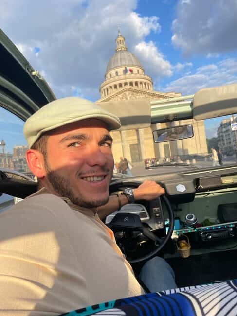Explore Paris in a vintage 2CV, day or night, with a Champagne option - The Itinerary and Main Highlights