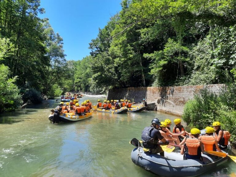 Family rafting in the Pollino National Park - The Cost and Its Value