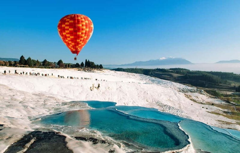 Fethiye: Pamukkale Day Trip w/Hot Air Balloon Ride - Exploring Pamukkales Terraces and Hierapolis