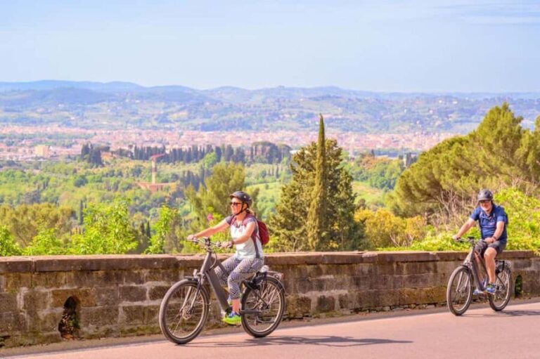 Fiesole E-Bike Tour with Olive Oil Tasting or Pool & Chill - The Ride to Fiesole: What Youll Experience