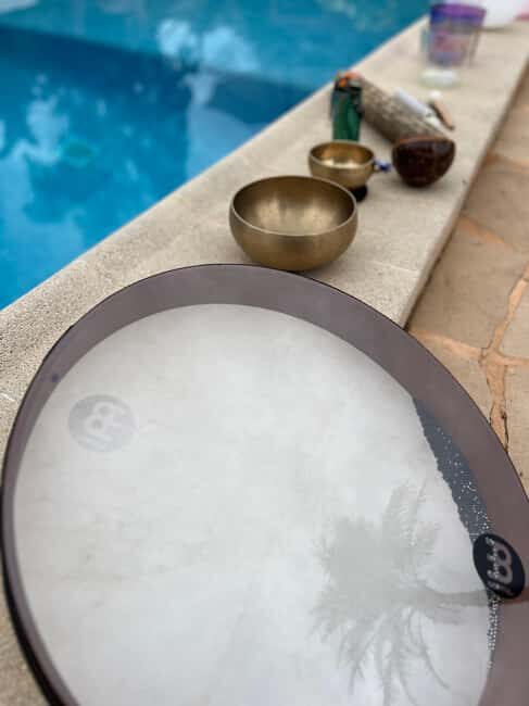 Floating Sound Bath & Snacks in Finca with Natural Pool - FAQs