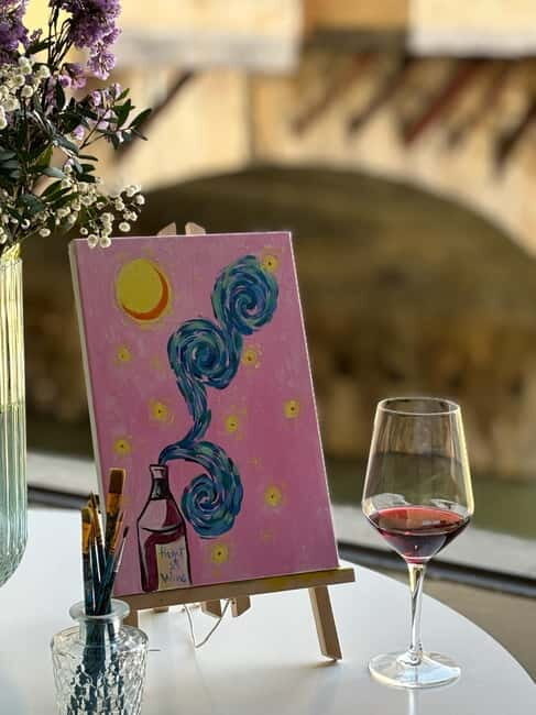 Florence: Paint&Wine with the view of Ponte Vecchio - An In-Depth Look at the Experience