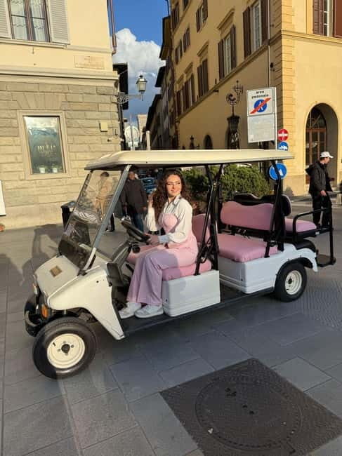 Florence Pink Tour: Private Golf Cart Tour - The Itinerary in Detail