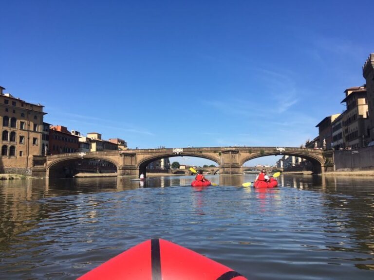 Florence: Ponte Vecchio and City Sights Guided Kayak Cruise - A Deep Dive into the Experience