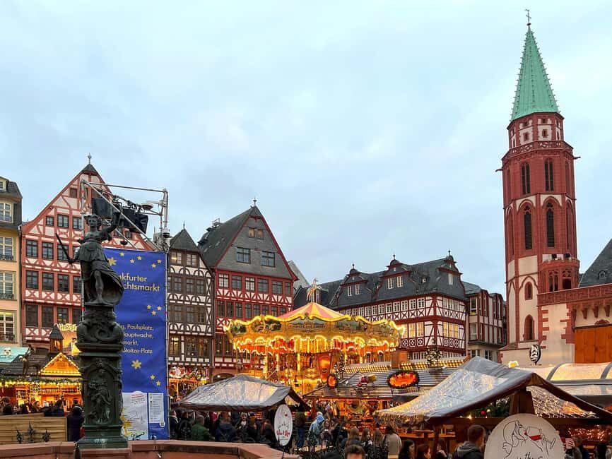 Frankfurt: Christmas Old Town Walking Tour (2 hours in German) - The Experience of the Tour