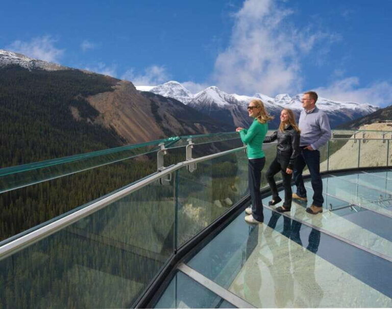 From Banff/Lake Louise: 1-Way Sightseeing Tour to Jasper - Transportation & Group Size
