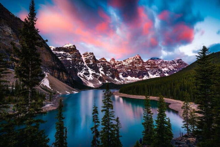 From Canmore/Banff: Moraine Lake Sunrise & Lake Louise Tour - Transportation and Group Size