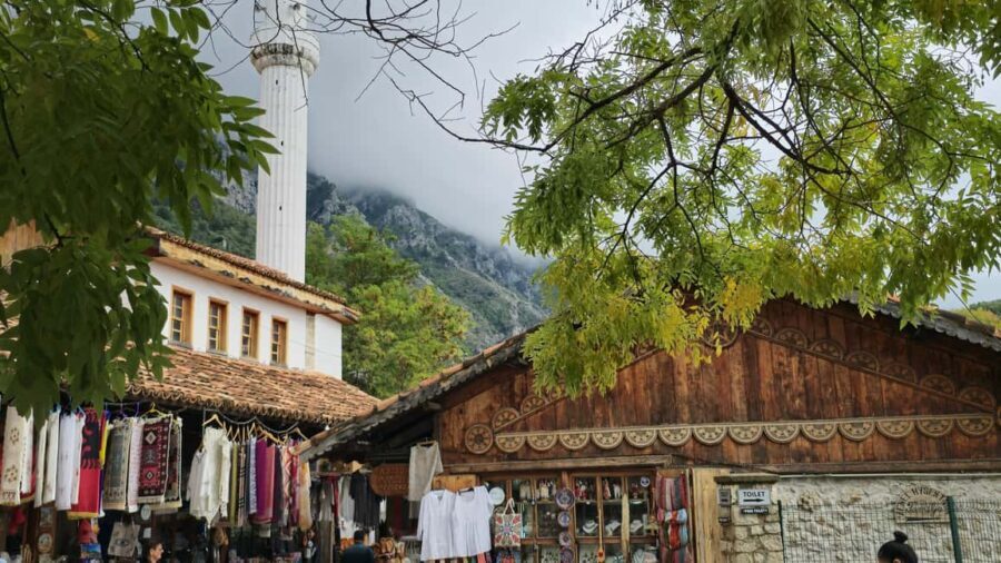 From Durres/Golem: Kruja & Holy Mountain 1100m & Old Bazaar - Kruja Old Bazaar: A Tapestry of Crafts and Culture