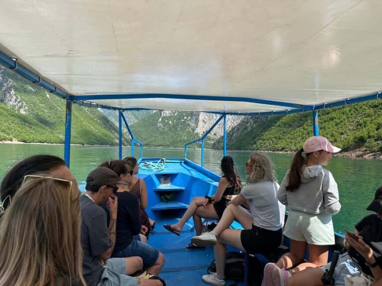 From Komani Dam: Komani Lake & Shala River -BOAT TOUR- - What Travelers Can Expect