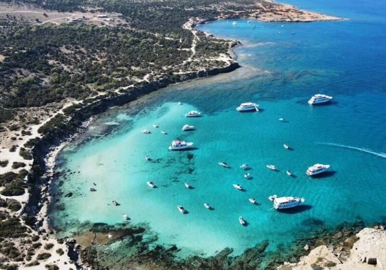 FROM LATCHI: Blue Lagoon Akamas Cruise - large water slide - What We Appreciate About the Experience