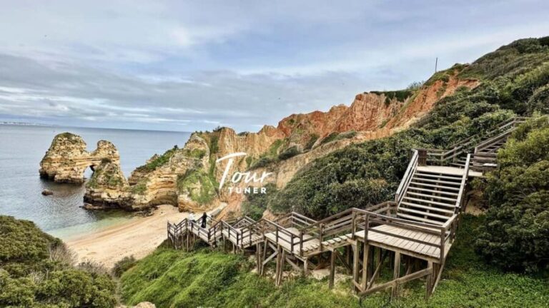 From Lisbon: Explore Algarve with Boat Tour to Benagil Caves - First Stop: Algar Seco near Carvoeiro