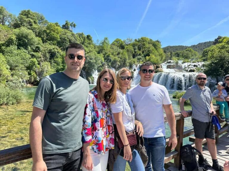 From Makarska: Krka Waterfalls & ibenik Day Trip - Transportation & Group Experience