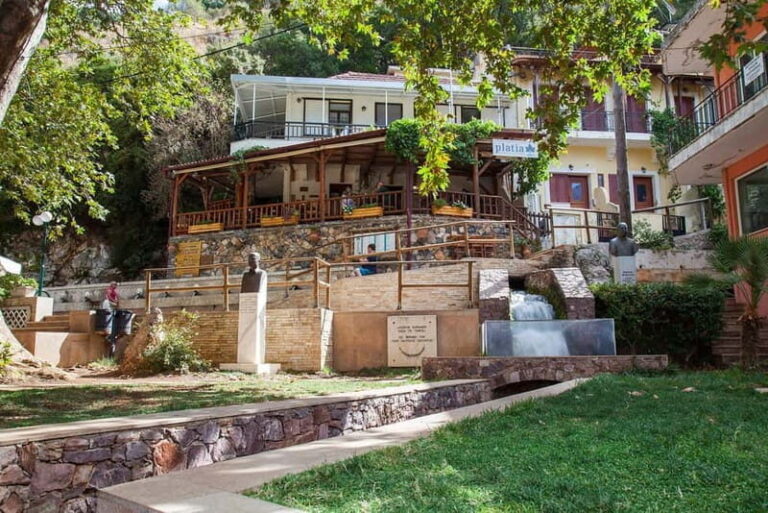 From Rethymno Bali & Panormo: Matala & Spili Villages Trip - First Stop: Agia Galini  